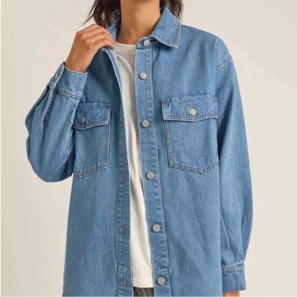 Rhythm. Jackets & Blazers - Rhythm Light Blue Denim Jacket